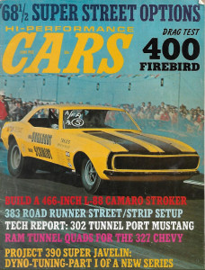 HI PERFORMANCE CARS 1968 JUNE - PROJ 390 SUPER JAVELIN, 466 L-88 CAMARO, 383 RR*